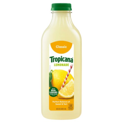 Tropicana Classic Lemonade, 46 fl oz