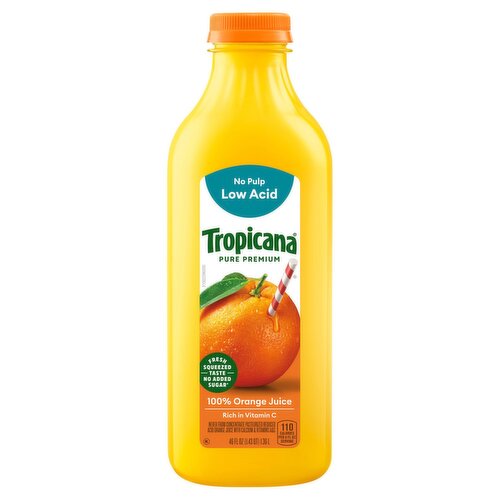 Tropicana Pure Premium 100% Orange Juice, 46 fl oz