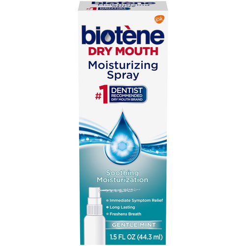 Biotène Mouth Spray - Moisturizing Fresh Mint, 1.5 fl oz