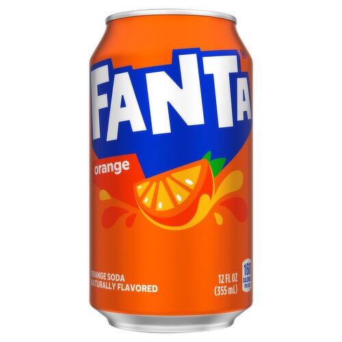 Fanta Orange Soda, 12 fl oz