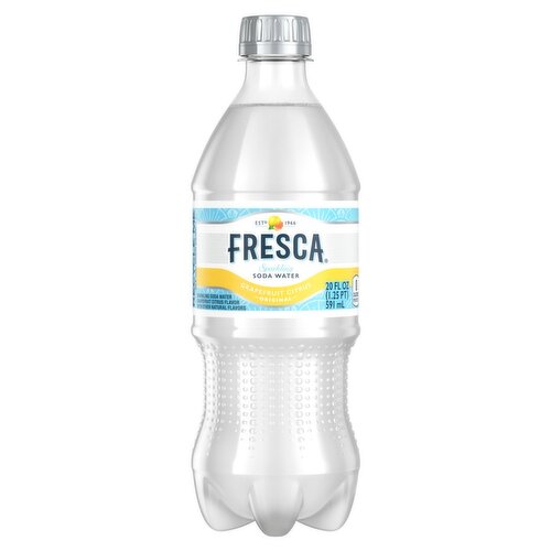 Fresca Grapefruit Citrus Original Sparkling Soda Water, 20 fl oz