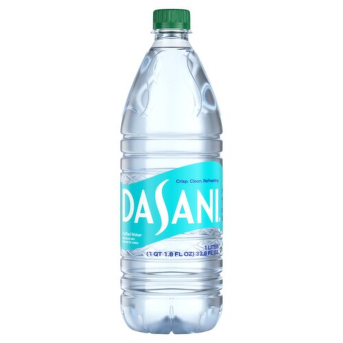 Dasani Purified Water, 33.8 fl oz