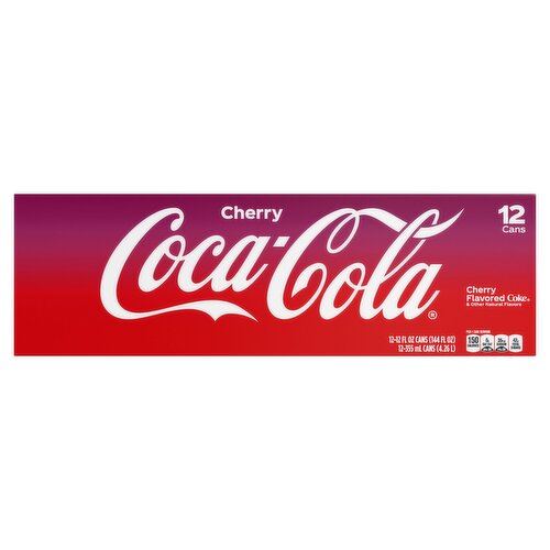 Coca-Cola Cherry Soda, 12 fl oz, 12 count