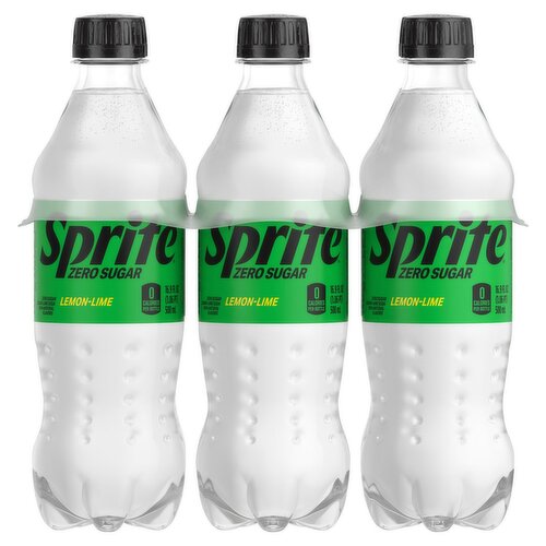 Sprite Zero Sugar Bottles, 16.9 fl oz, 6 Pack