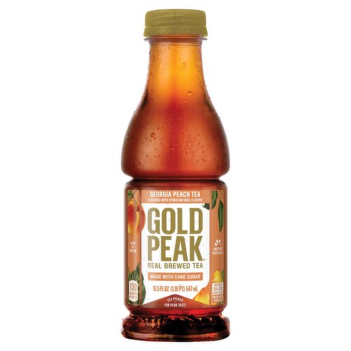 Gold Peak Georgia Peach Real Brewed Tea, 18.5 fl oz