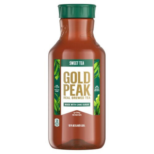 Gold Peak Sweetened Black Tea Bottle, 52 fl oz