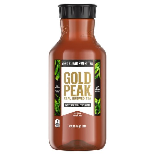 Gold Peak Zero Sugar Sweet Tea, 52 fl oz