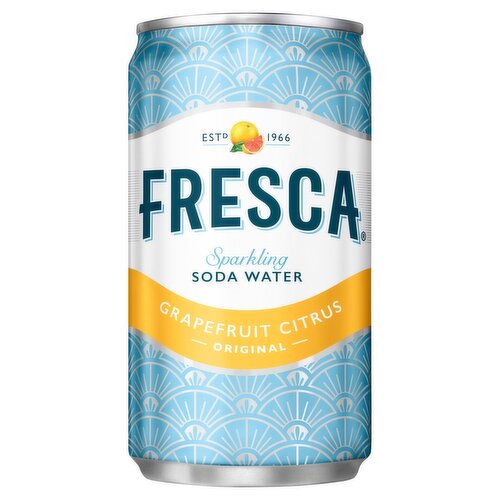 Fresca Original Grapefruit Citrus Sparkling Soda Water, 6 count, 7.5 fl oz