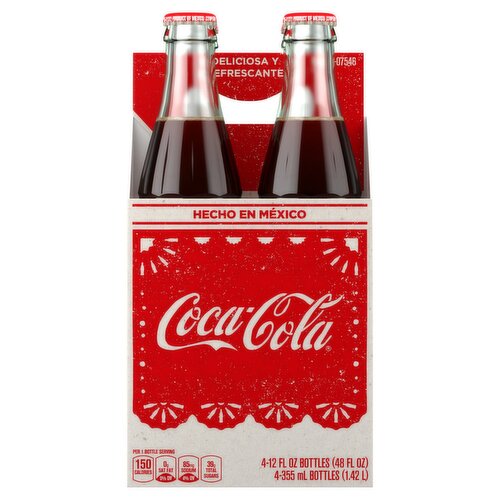 Coca-Cola Soda, 12 fl oz, 4 count