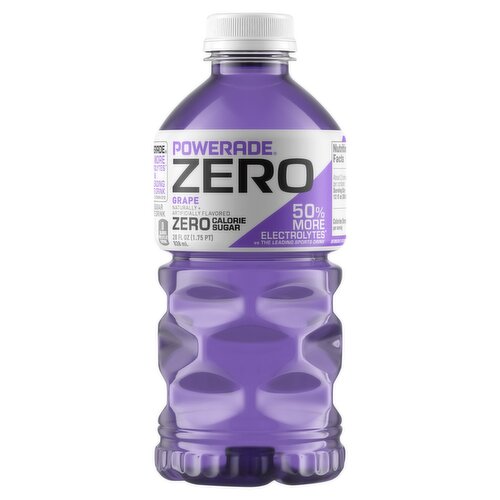 Powerade Zero Grape Sports Drink, 28 fl oz