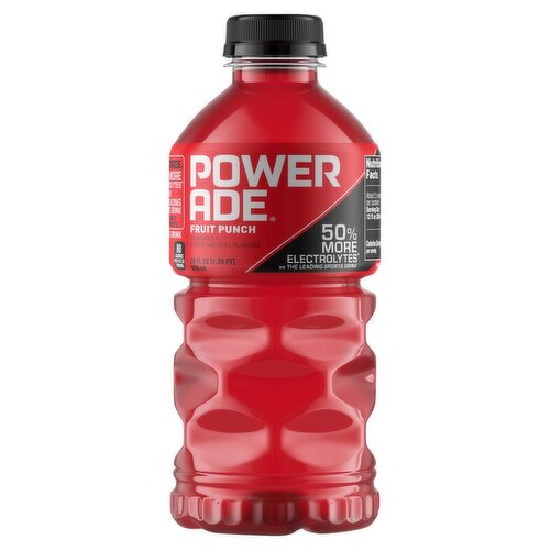 Powerade Fruit Punch Sports Drink, 28 fl oz