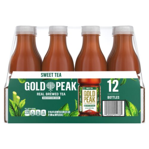 Gold Peak Sweet Real Brewed Tea, 16.9 fl oz, 12 count