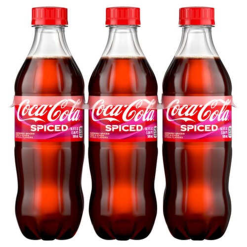 Coca-Cola Raspberry Spiced Coke, 6 count, 16.9 fl oz