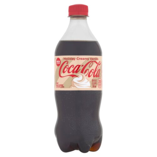 Coca-Cola Holiday Creamy Vanilla Soda, 20 fl oz