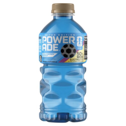 Powerade Cold Berry Burst Sports Drink Limited Edition, 28 fl oz