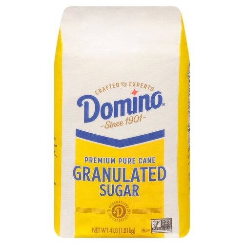 Domino Premium Pure Cane Granulated Sugar, 4 lb