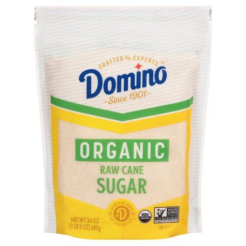 Domino Organic Raw Cane Sugar, 24 oz