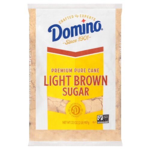 Domino Premium Pure Cane Light Brown Sugar, 32 oz - The Fresh Grocer