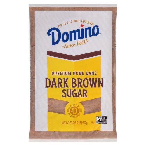 Domino Premium Pure Cane Dark Brown Sugar, 32 oz - Fairway
