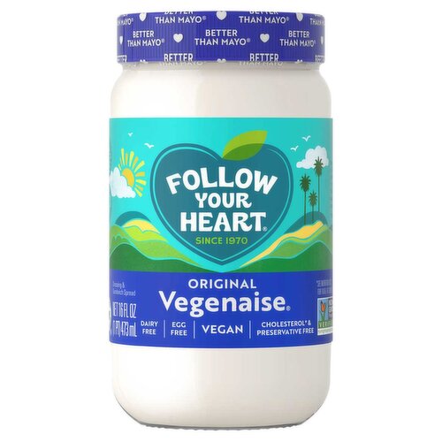 Follow Your Heart Vegenaise Original Dressing & Sandwich Spread, 16 fl oz