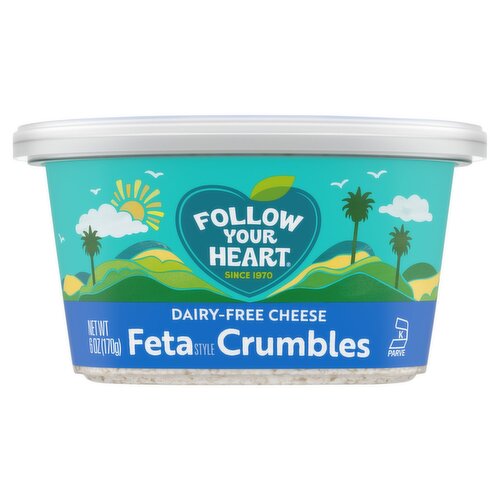 Follow Your Heart Feta Style Crumbles Dairy-Free Cheese, 6 oz