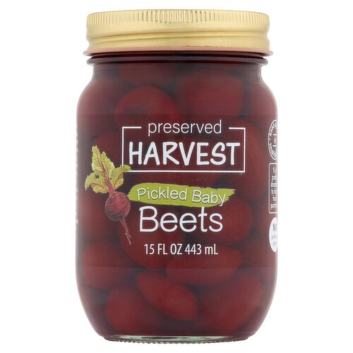 Preserved Harvest Pickled Baby Beets, 15 fl oz