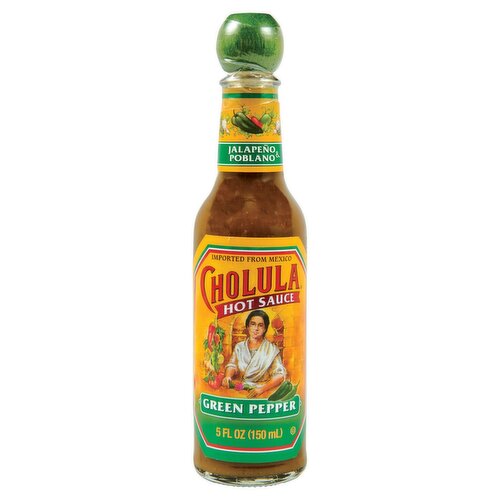 Cholula Green Pepper Hot Sauce, 5 fl oz