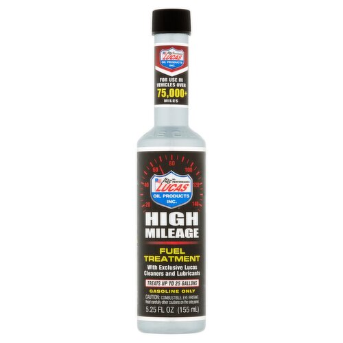 Lucas Oil Products Inc. High Mileage Fuel Treatment, 5.25 fl oz