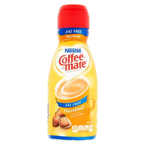 Nestlé Coffee-Mate Fat Free Hazelnut Coffee Creamer, 32 fl oz