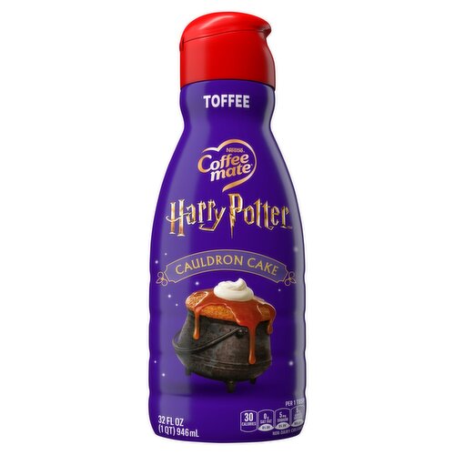 Nestlé Coffee Mate Harry Potter Toffee Cauldron Cake Non-Dairy Creamer, 32 fl oz