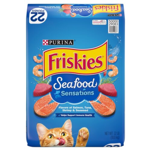 Purina Friskies Seafood Sensations Cat Food, 22 lb