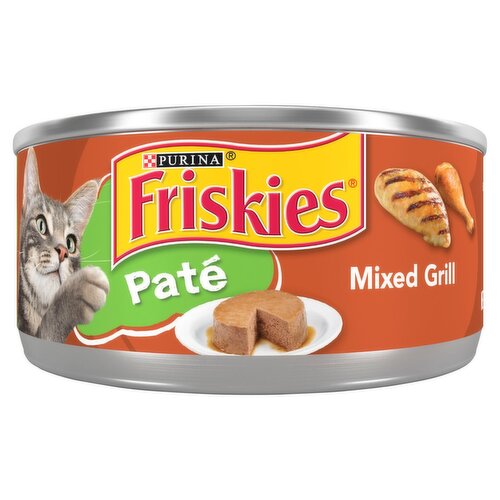 Purina Friskies Paté Mixed Grill Cat Food, 5.5 oz