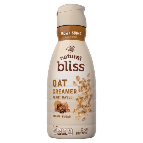 Nestlé Coffee Mate Natural Bliss Brown Sugar Oat Milk Creamer, 32 fl oz