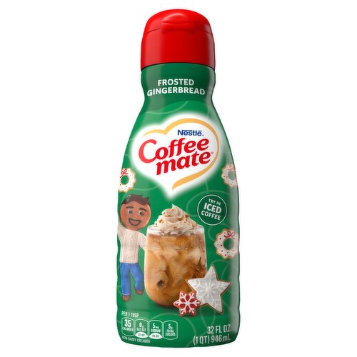 Nestlé Coffee Mate Frosted Gingerbread Non-Dairy Creamer, 32 fl oz