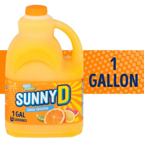 Sunny D Tangy Original Orange Flavored Citrus Punch, 1 gal