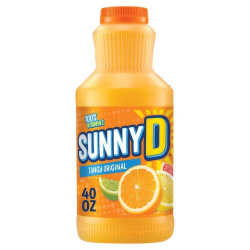 Sunny D Tangy Original Orange Flavored Citrus Punch Juice, 40 oz