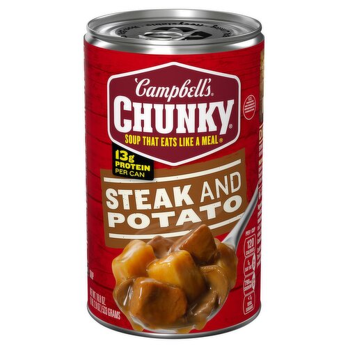 Campbell's Chunky Steak and Potato Soup, 18.8 oz