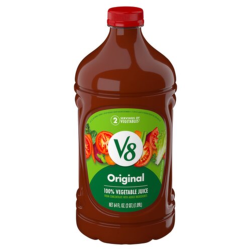 V8 Original 100% Vegetable Juice, 64 fl oz