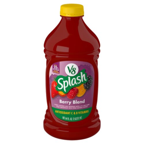 V8 Splash Berry Blend Juice Beverage, 64 fl oz