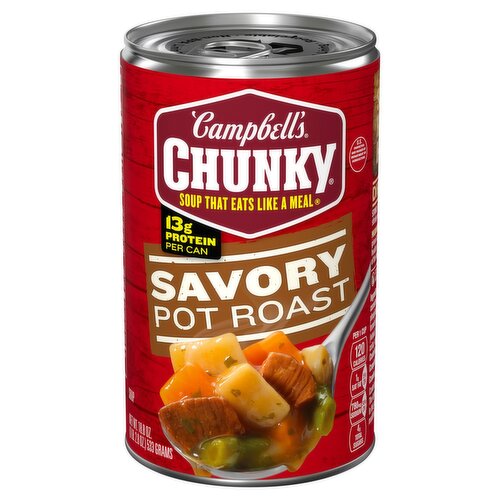 Campbell's Chunky Savory Pot Roast Soup, 18.8 oz