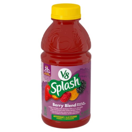 V8 Splash Berry Blend Juice Beverage, 16 fl oz