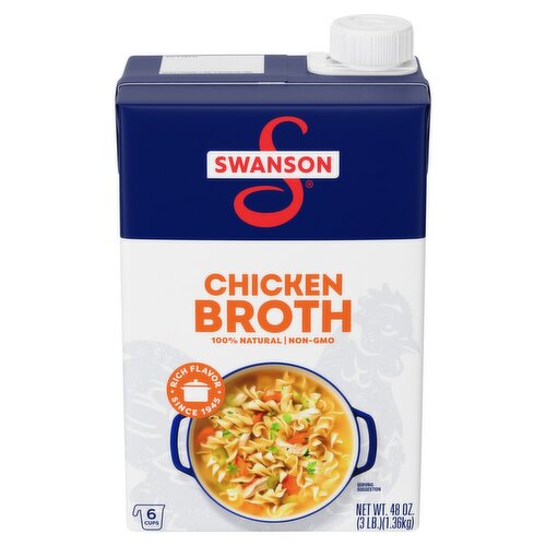 Swanson Chicken Broth, 48 oz