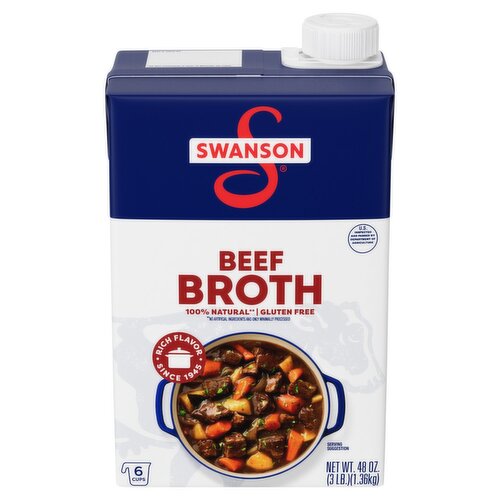 Swanson Beef Broth, 48 oz