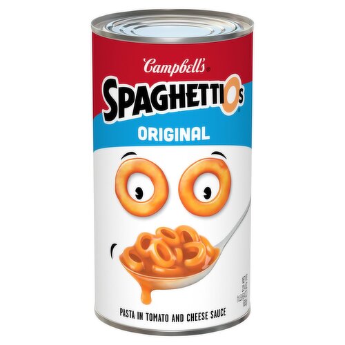 Campbell's SpaghettiOs Original Pasta in Tomato and Cheese Sauce, 22.4 oz