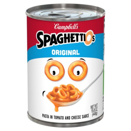 Campbell's SpaghettiOs Original Pasta in Tomato and Cheese Sauce, 15.8 oz