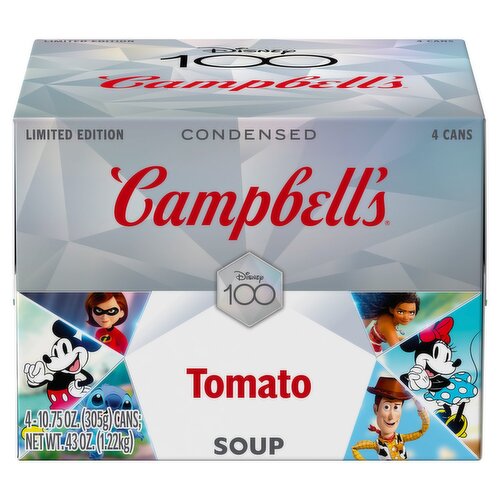 Campbell's Disney 100 Condensed Tomato Soup Limited Edition, 10.75 oz, 4 count