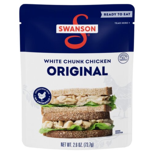 Swanson Original White Chunk Chicken, 2.6 oz