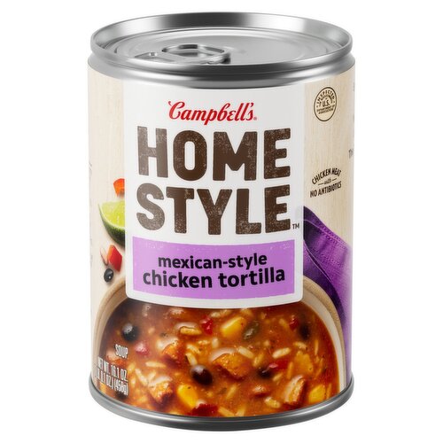 Campbell's Home Style Mexican-Style Chicken Tortilla Soup, 16.1 oz