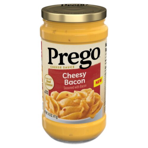 Prego Cheesy Bacon Cheese Sauce, 14.5 oz