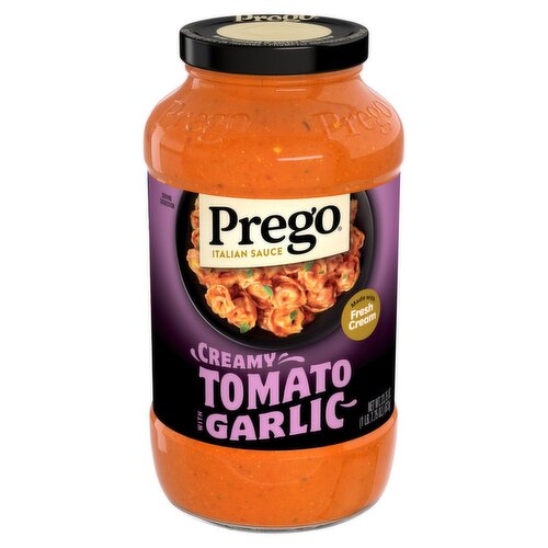 Prego Creamy Tomato with Garlic Italian Sauce, 23.75 oz